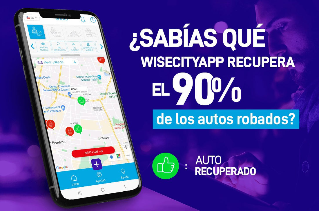 Wisecity recupera el 90% de vehículos robados en menos de 35 minutos - Wisecity Chile