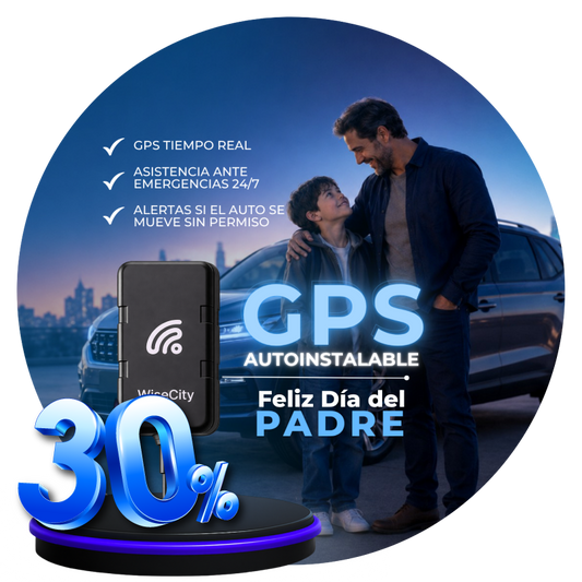 GPS WiseCity Autoinstalable | Plan Anual 30% OFF
