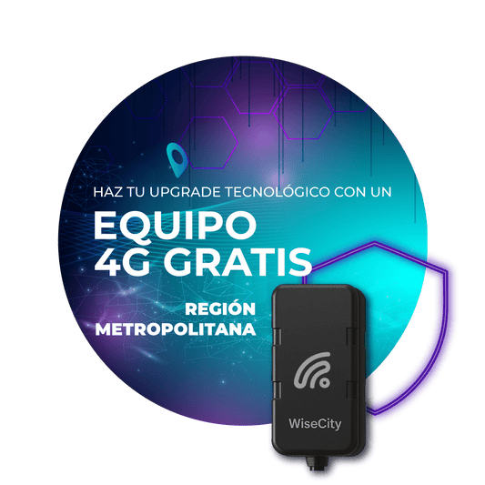 WiseCity – Nuevo GPS 4G con Plan Actual - Región Metropolitana - WiseCity Chile
