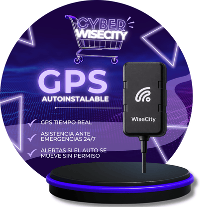⚡ CYBER WISECITY: GPS Autoinstalable para Auto WiseCity | Plan Anual | 30%OFF - WiseCity Chile
