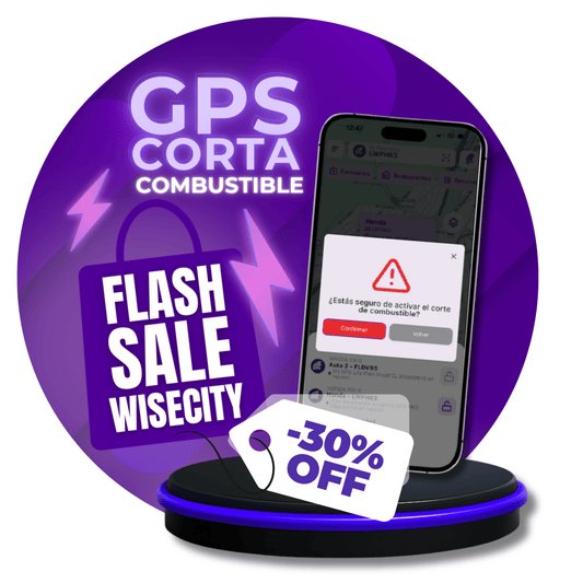 GPS WiseCity con Corte de Combustible | Plan Anual - WiseCity Chile