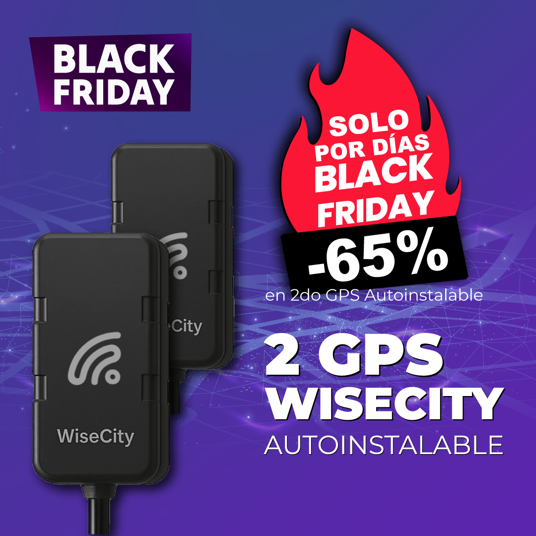🔥 2GPS Autoinstalable WiseCity - El segundo con 65% OFF 🔒 - PLAN ANUAL / Descuentos Black - WiseCity Chile