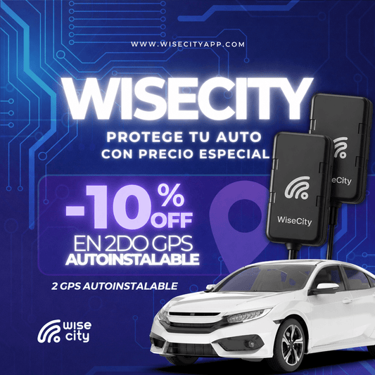 Pack 2 GPS WiseCity Autoinstalables | 10%off en segundo GPS - WiseCity Chile