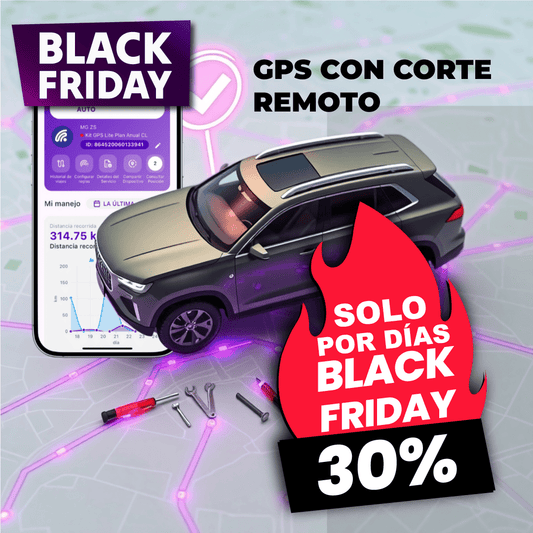 WiseCity GPS con corte combustible 30%OFF en Plan anual - Oferta Black - WiseCity Chile