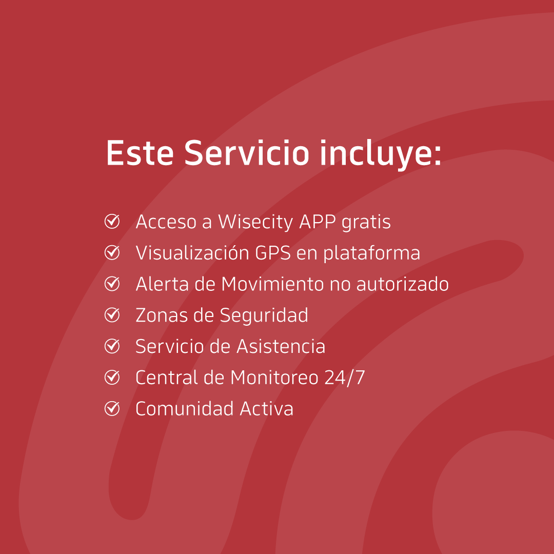 Servicio Anual GPS PRO WiseCity - SEAT Chile - Wisecity Chile