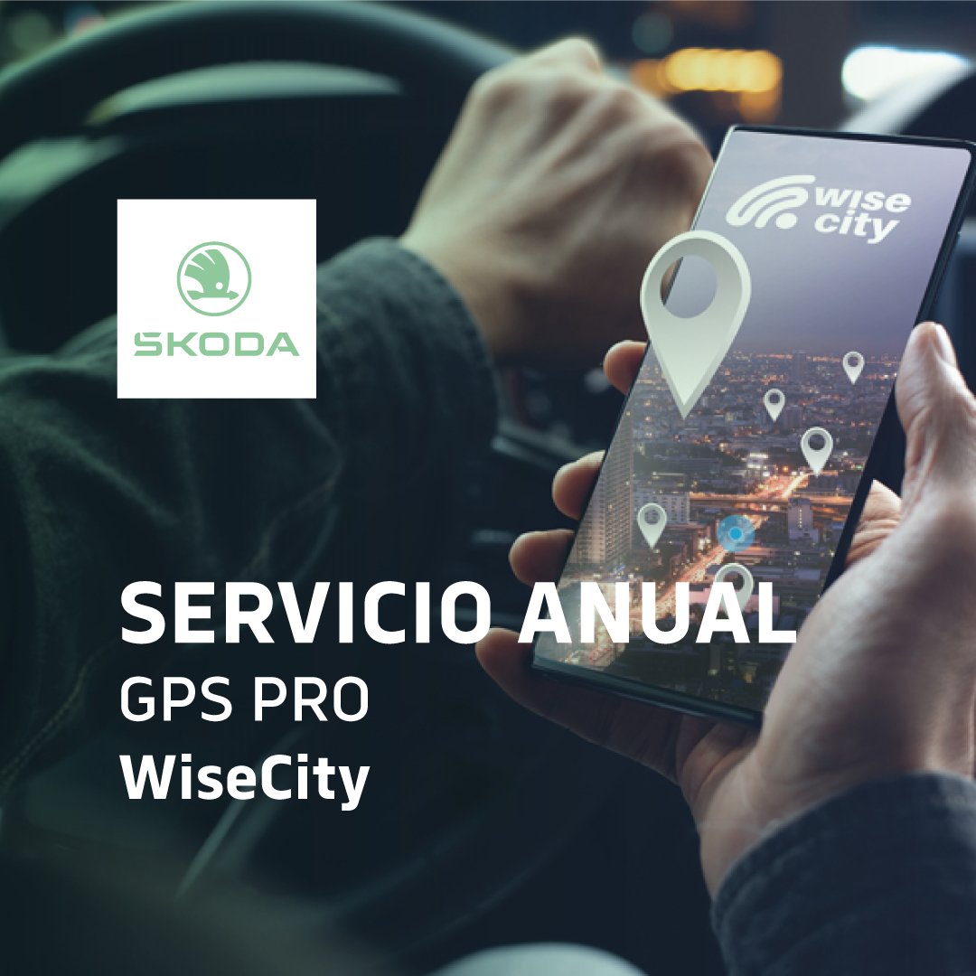 Servicio Anual GPS PRO WiseCity - SKODA Chile - Wisecity Chile